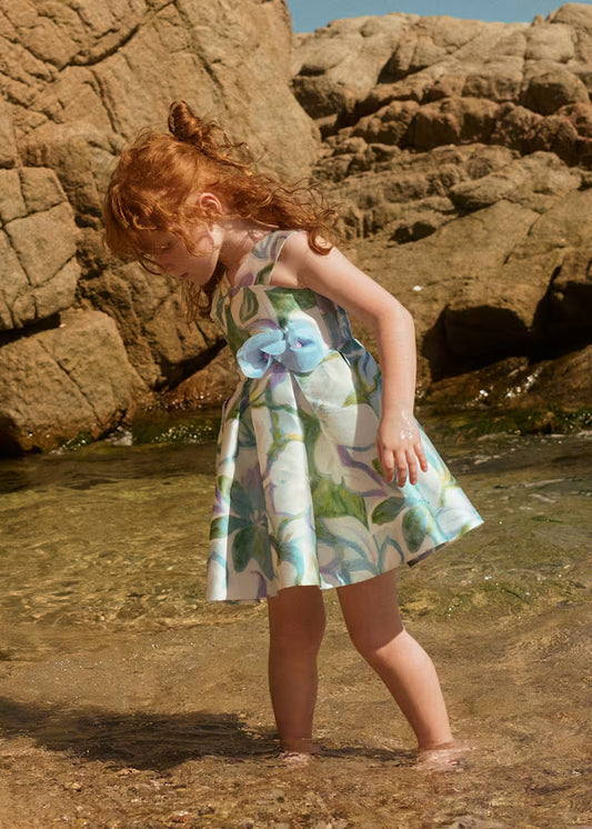 _ABEL & LULA STAMP MIKADO DRESS