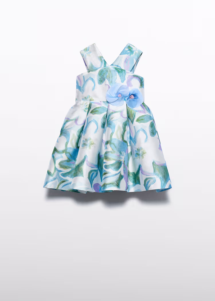 _ABEL & LULA STAMP MIKADO DRESS