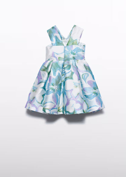 _ABEL & LULA STAMP MIKADO DRESS