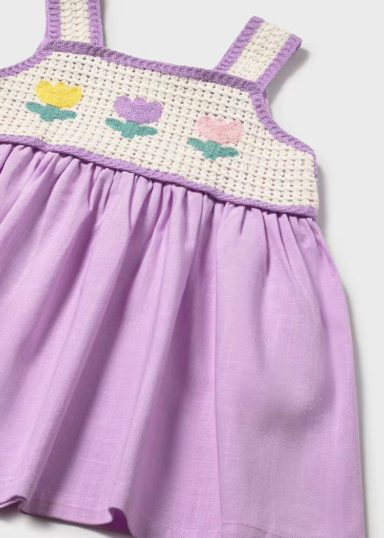 MAYORAL GIRLS CROCHET DRESS