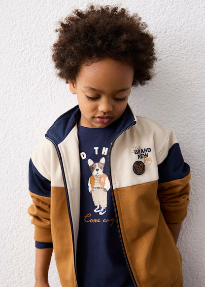 MAYORAL KIDS ZIP UP SET SWEATSHIRT & JOGGERS SET