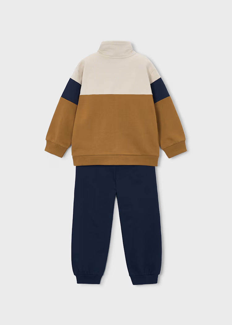 MAYORAL KIDS ZIP UP SET SWEATSHIRT & JOGGERS SET