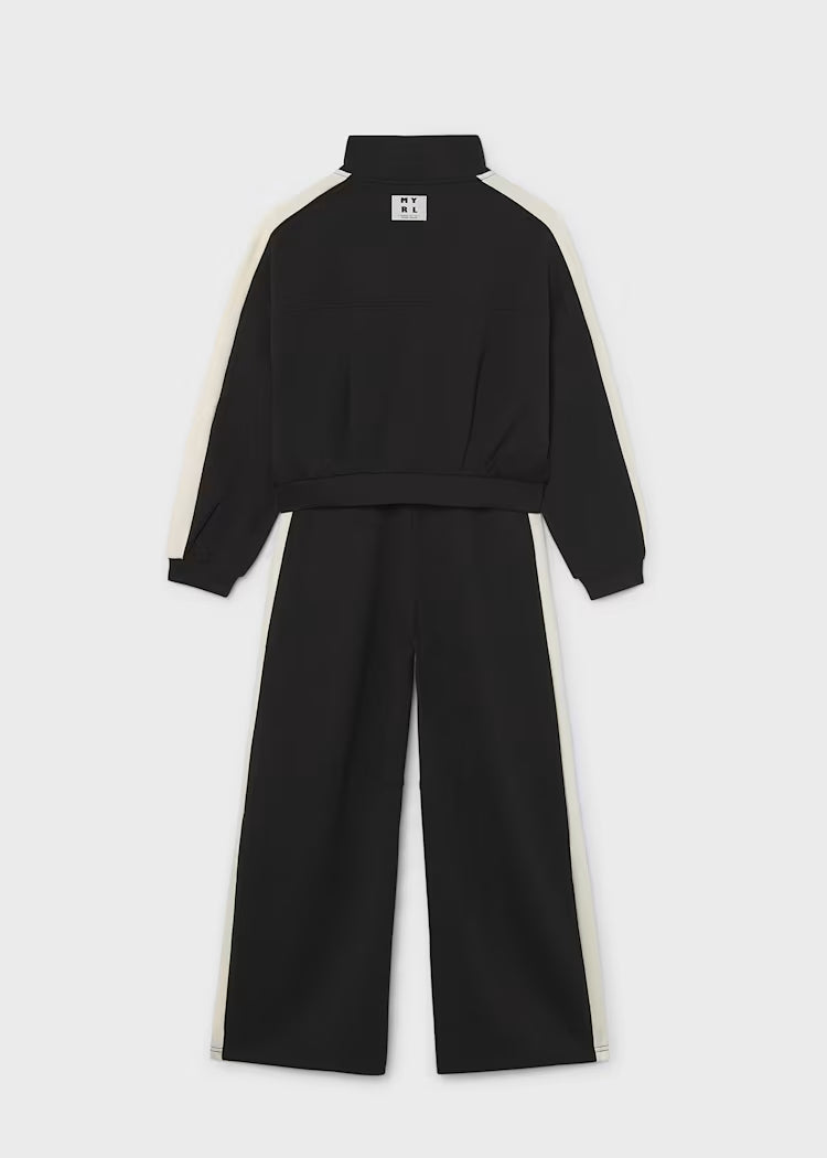 MAYORAL GIRLS INTERLOCK BANDS TRACKSUIT
