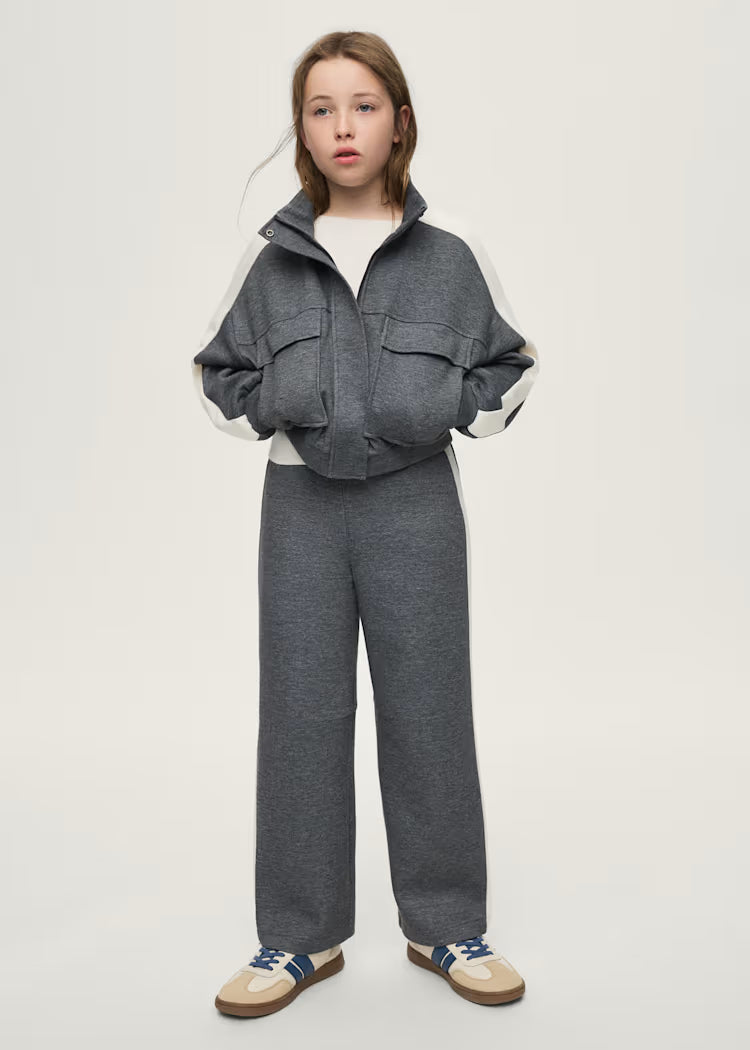 MAYORAL KIDS INTERLOCK BANDS TRACKSUIT