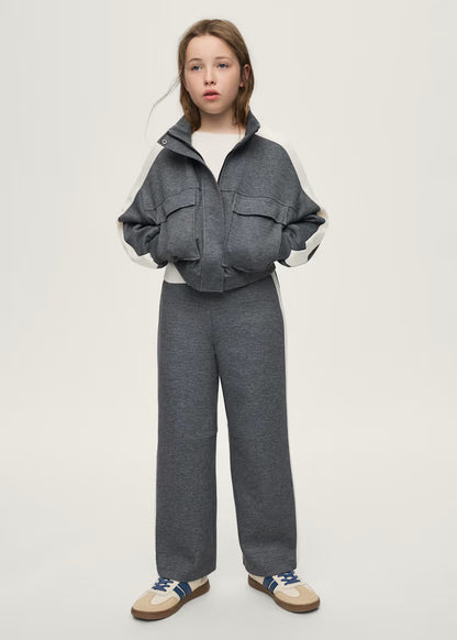 MAYORAL KIDS INTERLOCK BANDS TRACKSUIT