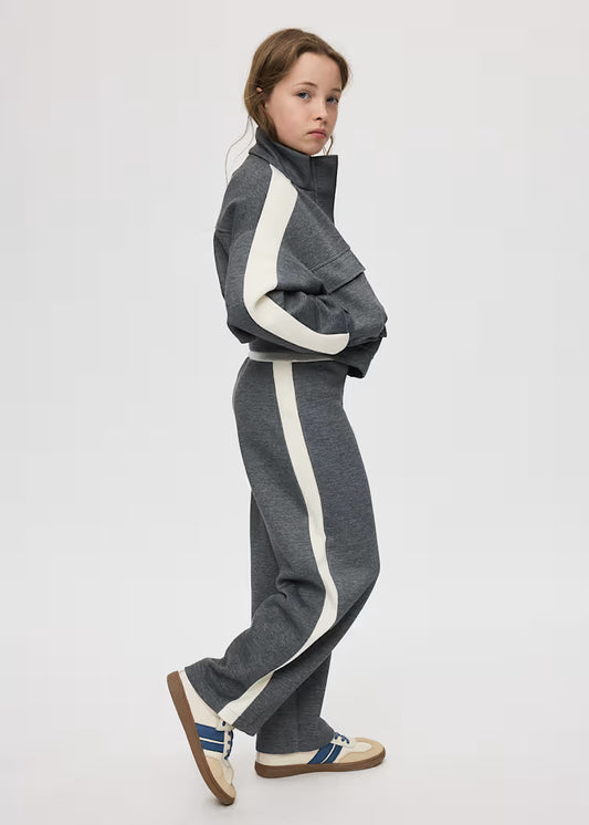 MAYORAL KIDS INTERLOCK BANDS TRACKSUIT