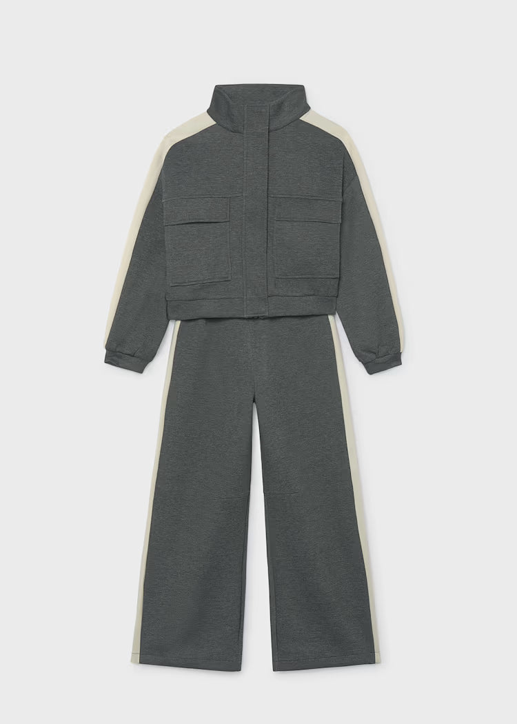 MAYORAL KIDS INTERLOCK BANDS TRACKSUIT