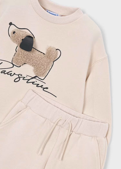 MAYORAL DOG APPLIQUE TRACKSUIT