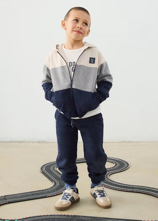 MAYORAL KIDS 3 PIECES ZIP UP HOODIE SET