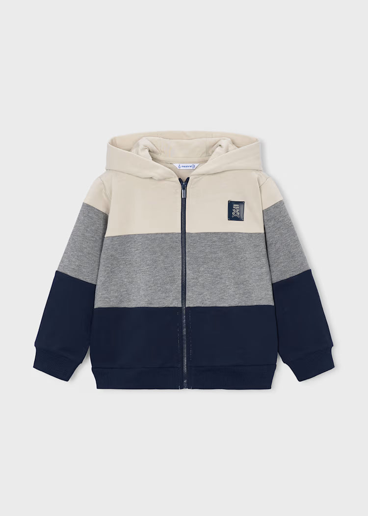 MAYORAL KIDS 3 PIECES ZIP UP HOODIE SET