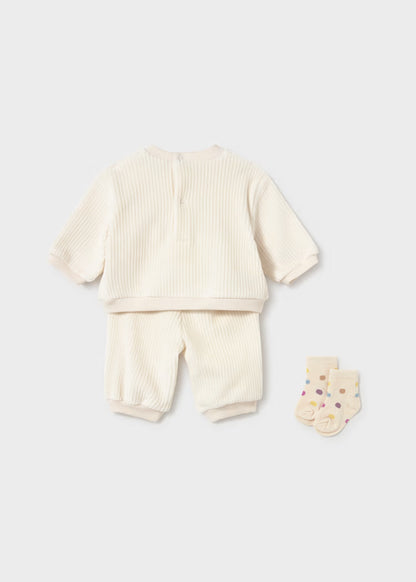MAYORAL KIDS SET SWEATSHIRT & PANTS WITH SOCKS