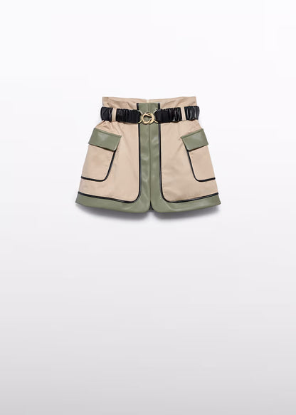 ABEL & LULA BY MAYORAL COMBINED TWILL SKIRT