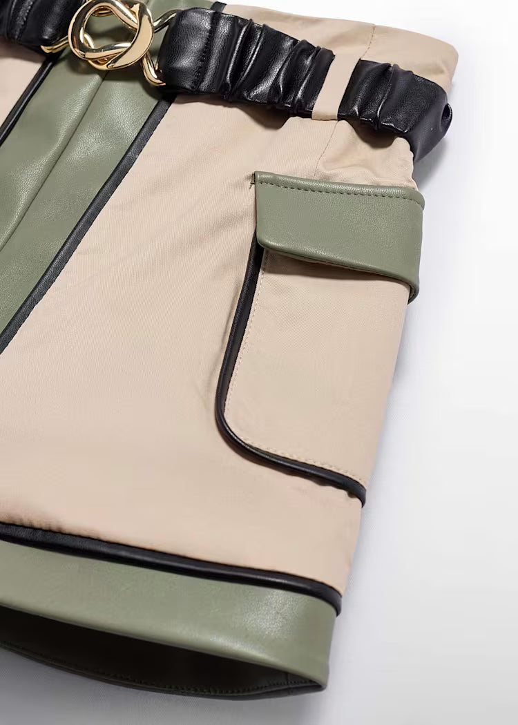 ABEL & LULA BY MAYORAL COMBINED TWILL SKIRT