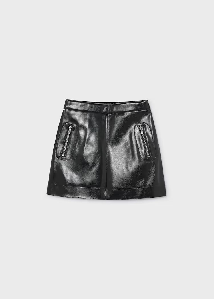 MAYORAL GIRLS PU LEATHER SKIRT