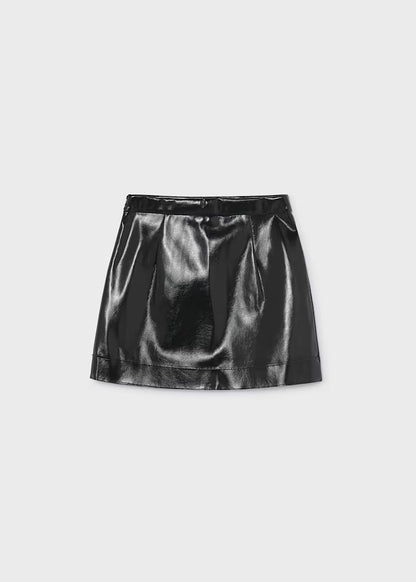 MAYORAL GIRLS PU LEATHER SKIRT