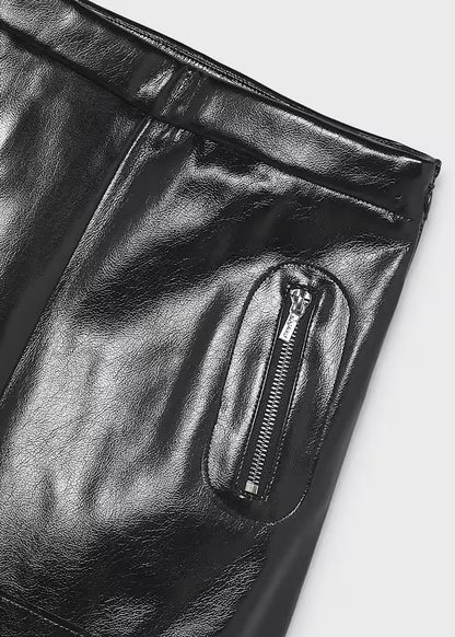 MAYORAL GIRLS PU LEATHER SKIRT