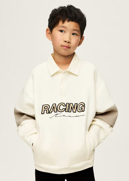 MAYORAL KIDS HALF ZIP SWEATSHIRT