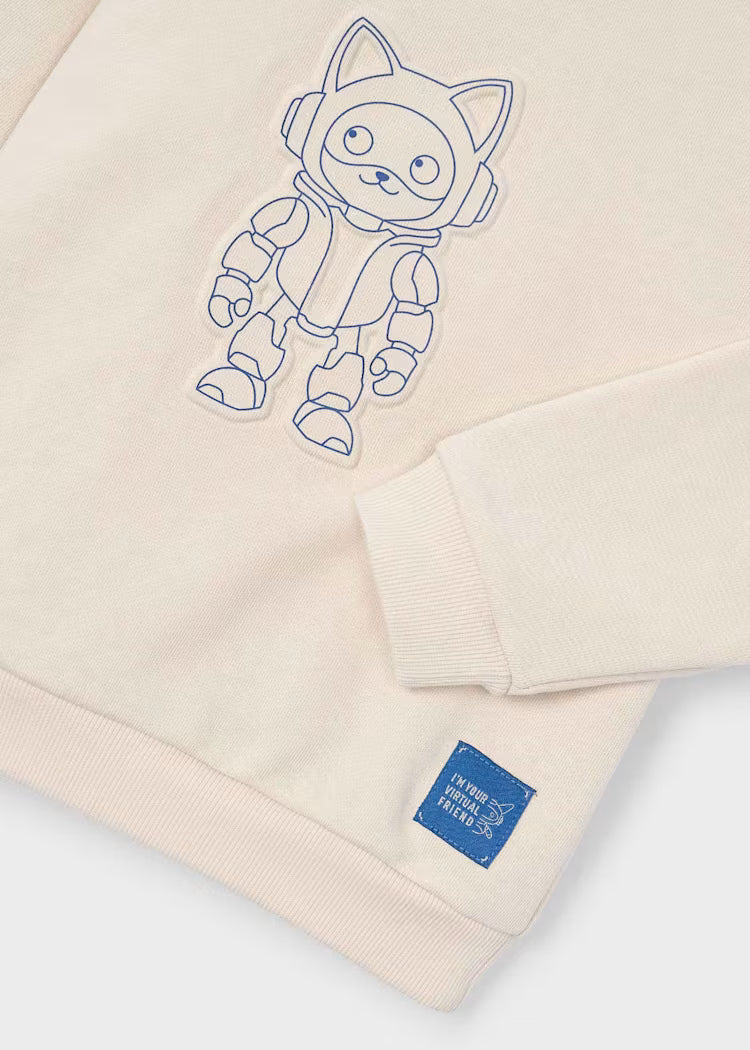 MAYORAL KIDS EMBROIDERED SWEATSHIRT