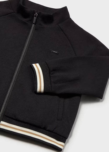 MAYORAL KIDS CONTRAST ZIPPER SWEATSHIRT