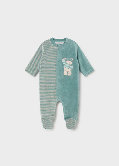 MAYORAL KIDS VELOUR ONESIE