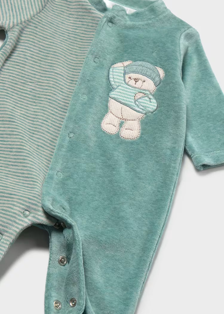 MAYORAL KIDS VELOUR ONESIE