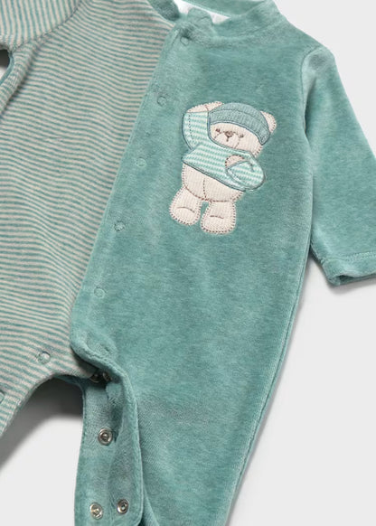 MAYORAL KIDS VELOUR ONESIE