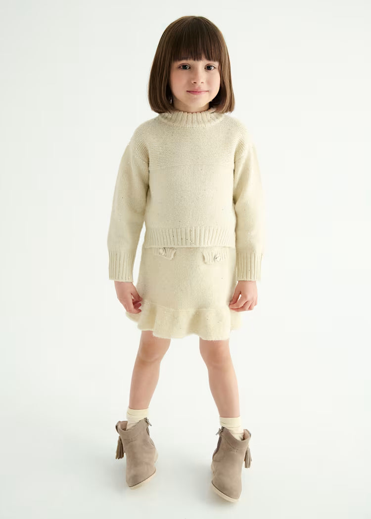 MAYORAL ABEL&LULA GIRL KNITTED SKIRT SET