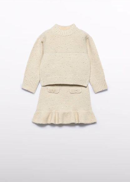 MAYORAL ABEL&LULA GIRL KNITTED SKIRT SET