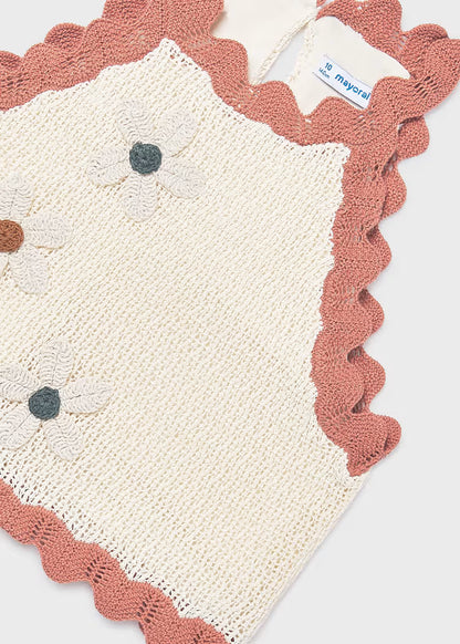 _MAYORAL KNITTED FLORAL TOP