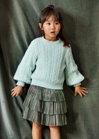 ABEL & LULA PLEATED RUFFLE SKIRT