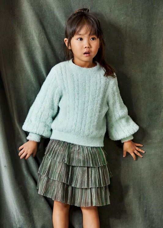 ABEL & LULA PLEATED RUFFLE SKIRT