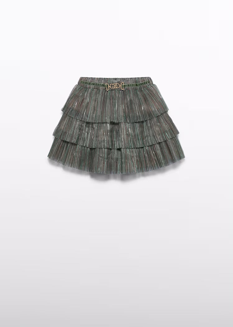 ABEL & LULA PLEATED RUFFLE SKIRT