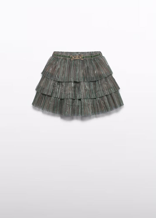 ABEL & LULA PLEATED RUFFLE SKIRT