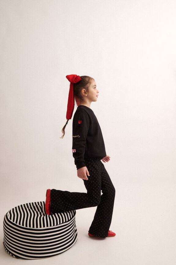 TWO IN A CASTLE POLKAS&BOWS SWEATER