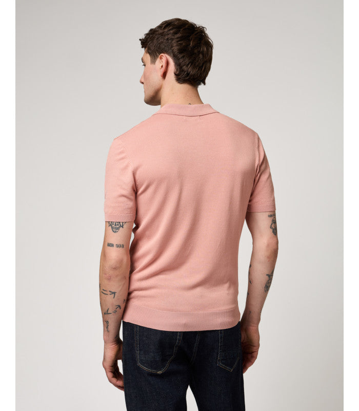 GIANNI LUPO MUSCLE FIT KNITTED  POLO  SHIRT