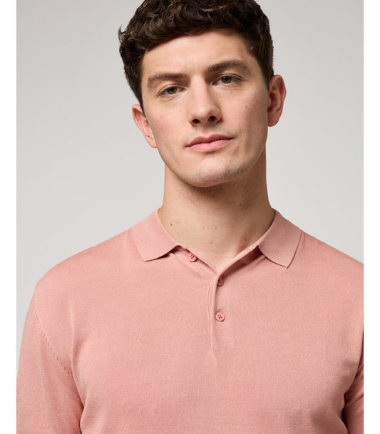 GIANNI LUPO MUSCLE FIT KNITTED  POLO  SHIRT