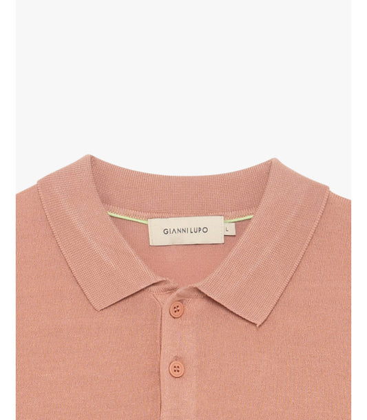 GIANNI LUPO MUSCLE FIT KNITTED  POLO  SHIRT