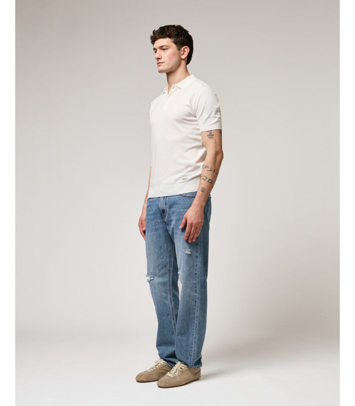 GIANNI LUPO MUSCLE FIT KNITTED POLO SHIRT