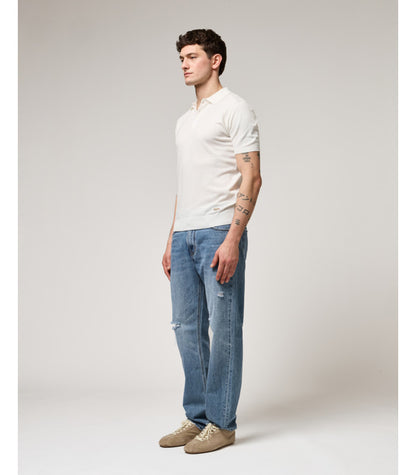 GIANNI LUPO MUSCLE FIT KNITTED POLO SHIRT