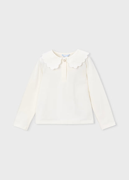 MAYORAL GIRLS BASIC POLO T SHIRT