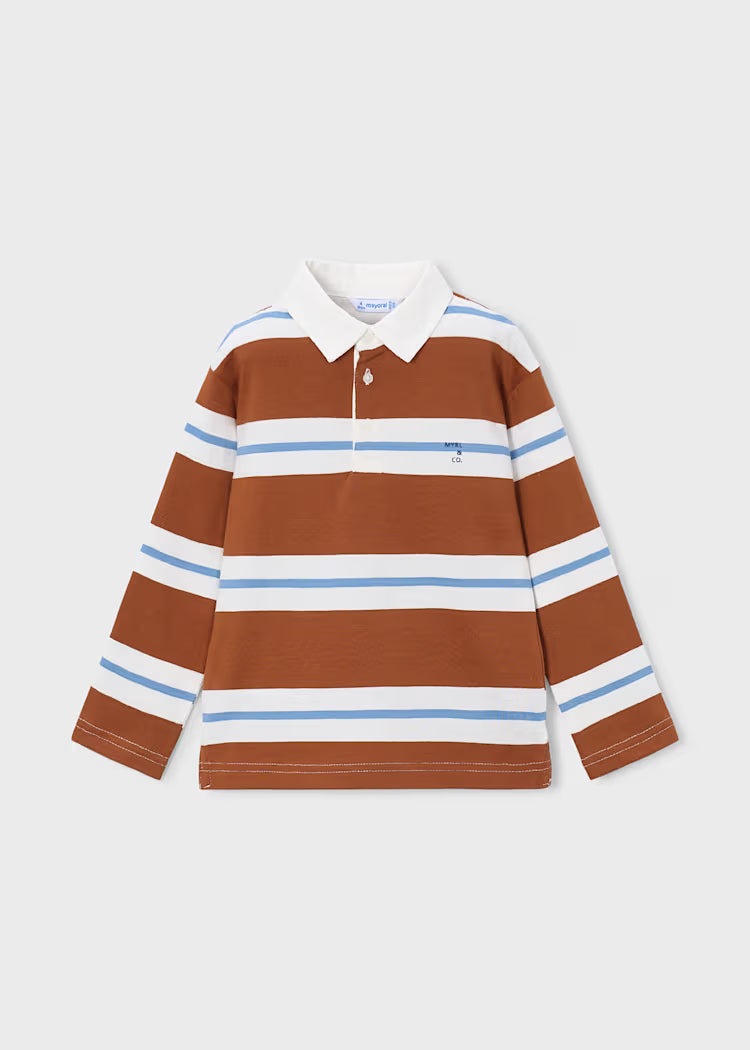 MAYORAL KIDS STRIPED POLO SHIRT