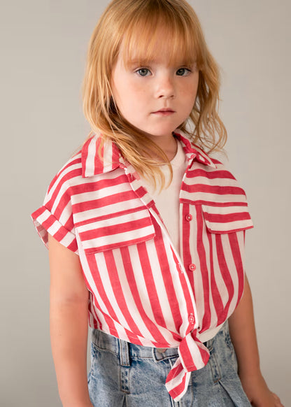 MAYORAL 2 PIECES STRIPE BLOUSE SET