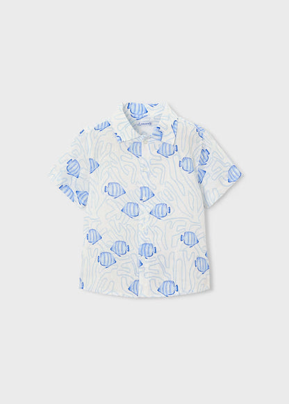 MAYORAL S/S STAMPED SHIRT