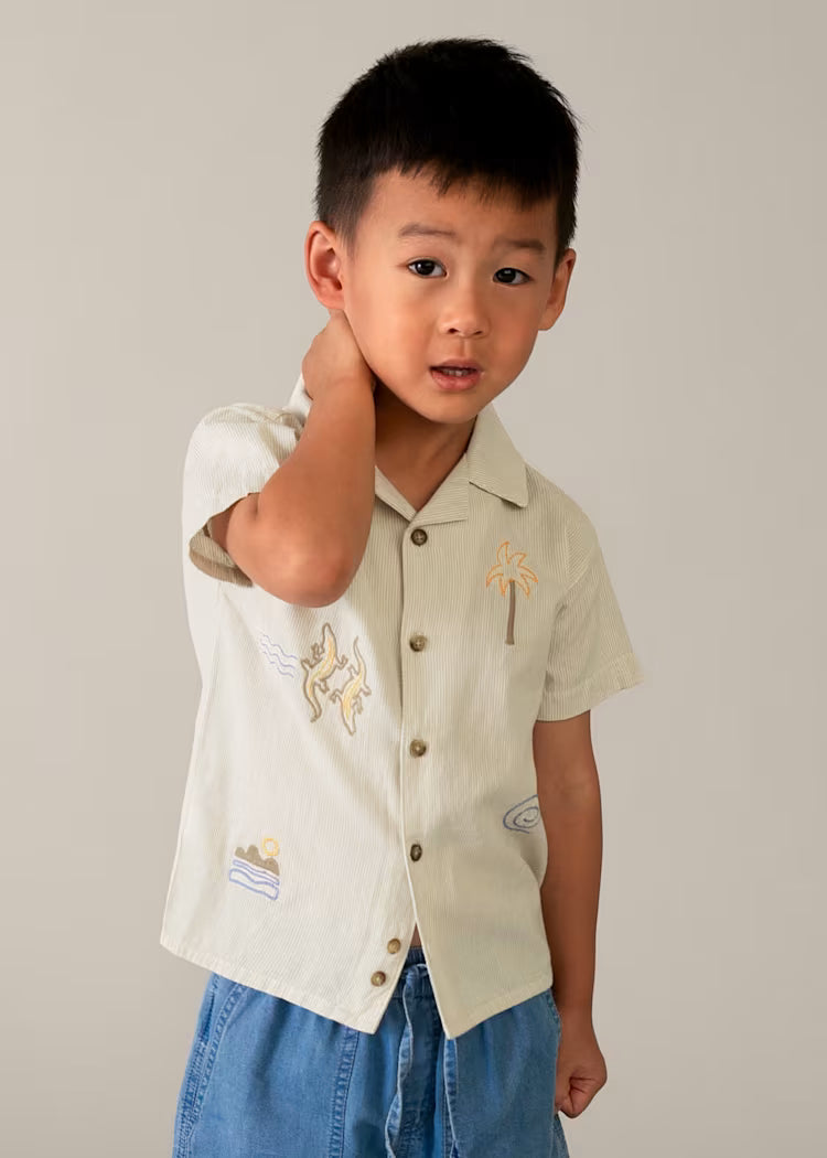 MAYORAL BOYS EMBROIDERED SHIRT