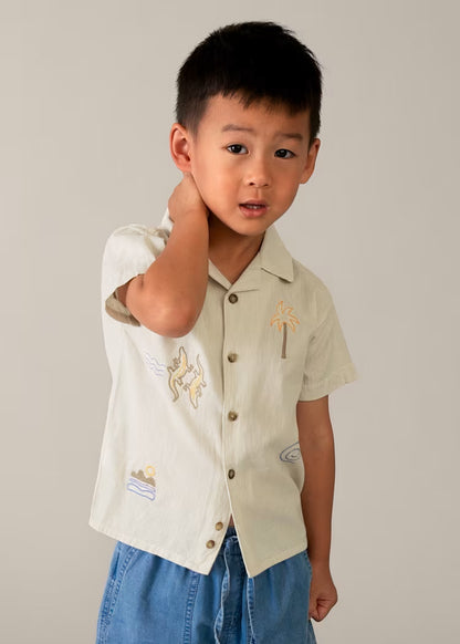 MAYORAL BOYS EMBROIDERED SHIRT
