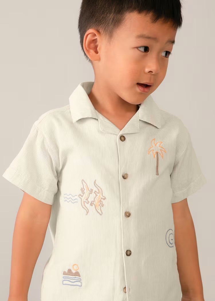 MAYORAL BOYS EMBROIDERED SHIRT