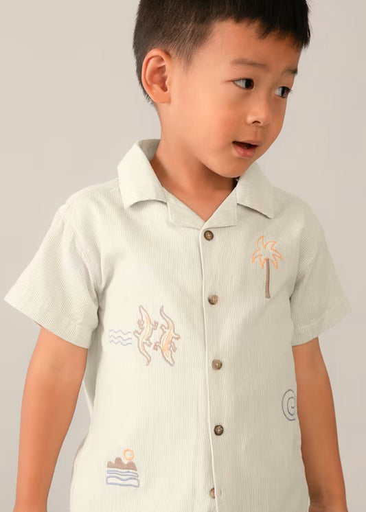 MAYORAL BOYS EMBROIDERED SHIRT