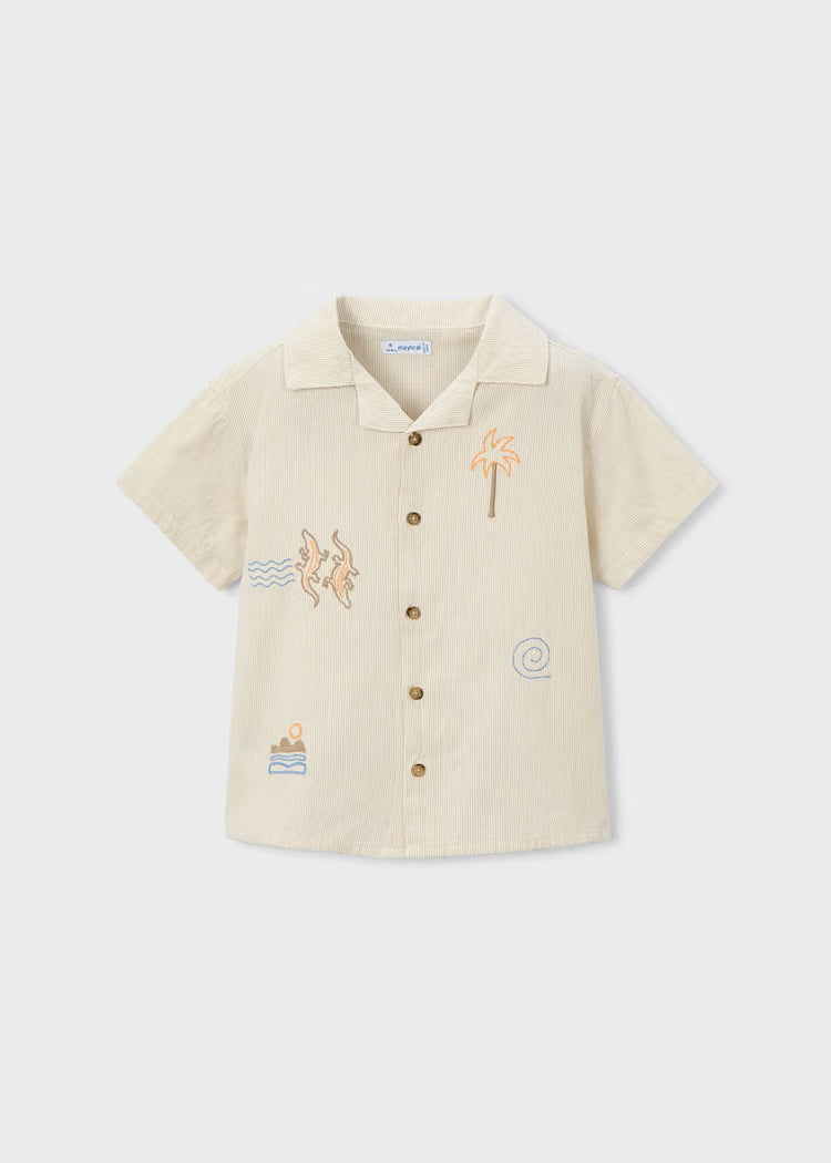MAYORAL BOYS EMBROIDERED SHIRT
