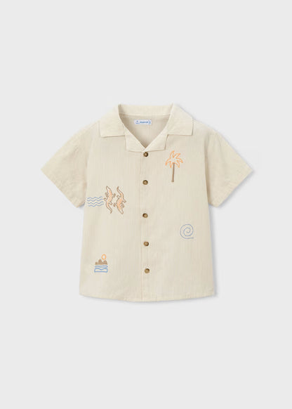 MAYORAL BOYS EMBROIDERED SHIRT