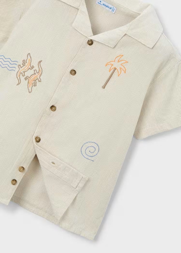 MAYORAL BOYS EMBROIDERED SHIRT
